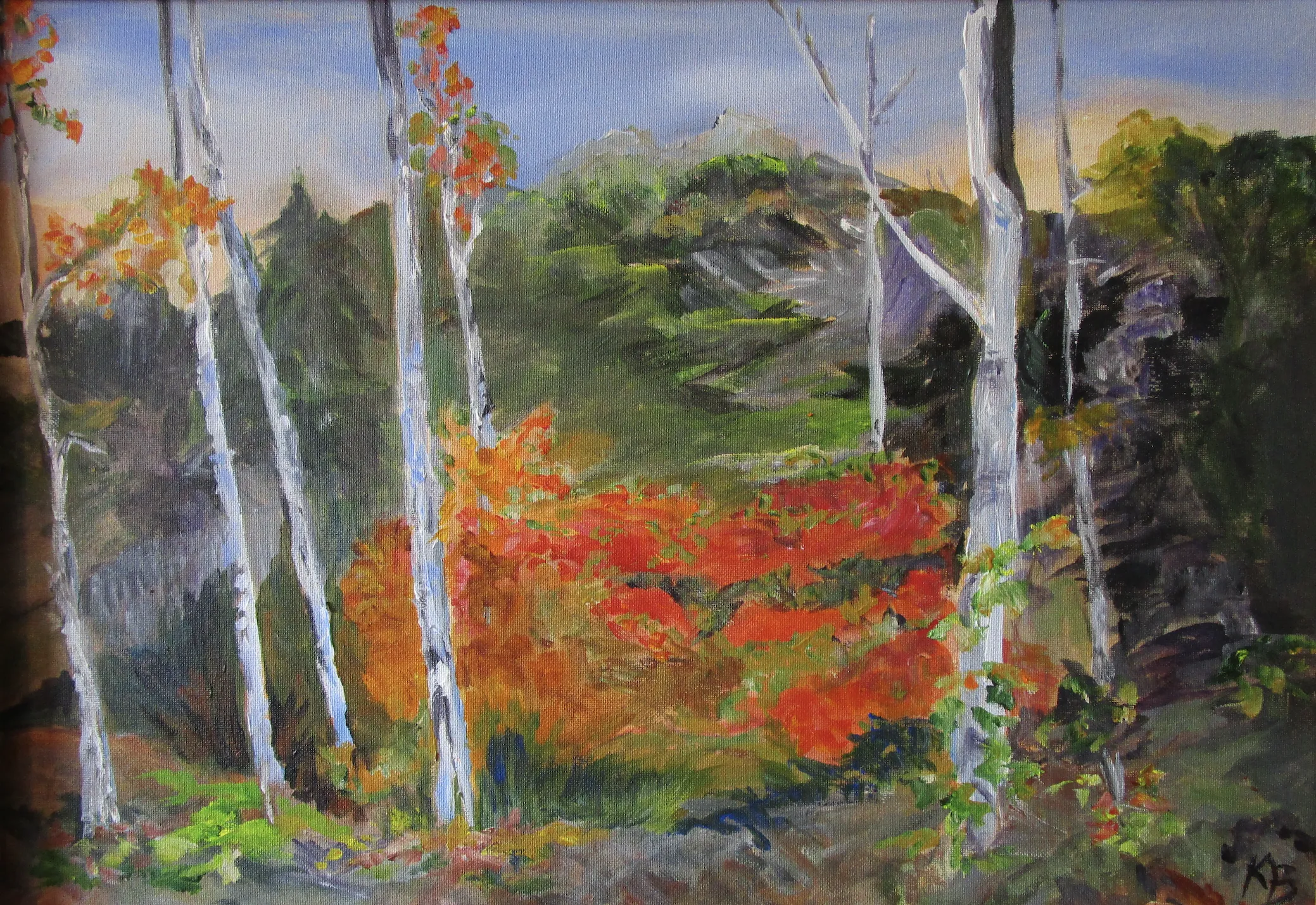 Aspen Fall — Acrylic on Canvas